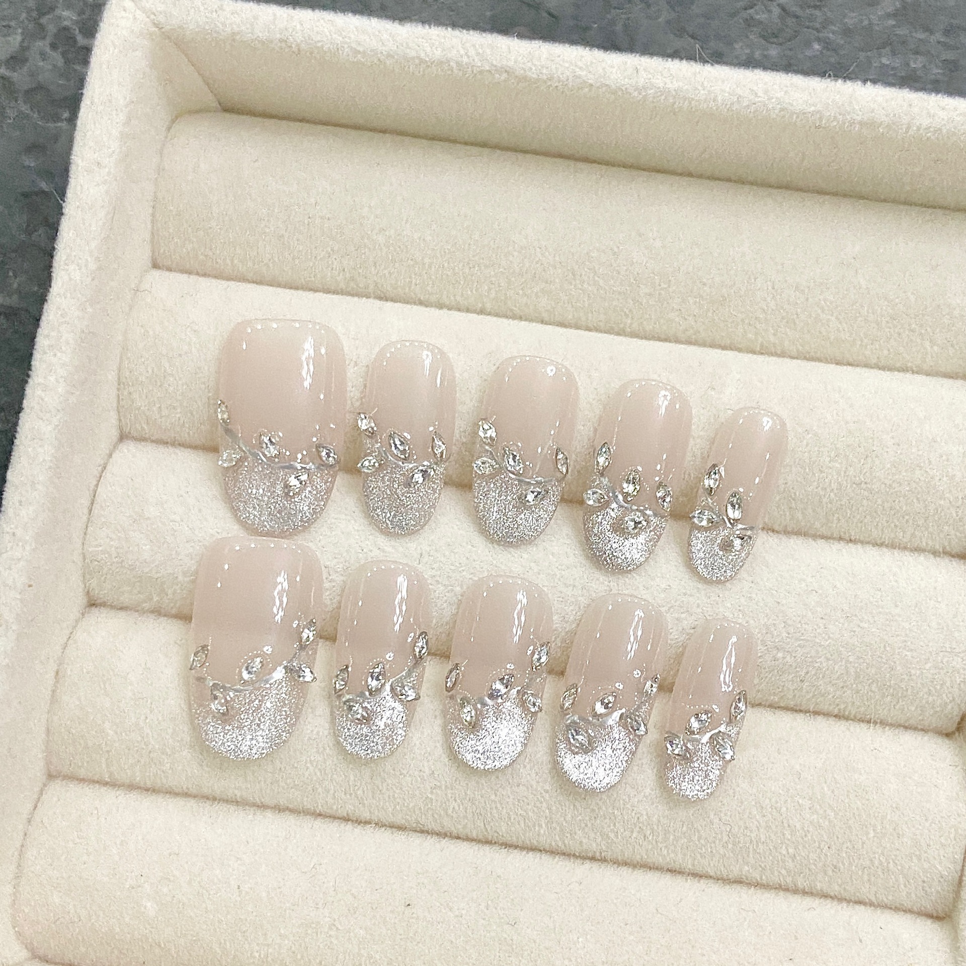Nail Adhesive Tab - 10 PCS Luxury Handmade Press on