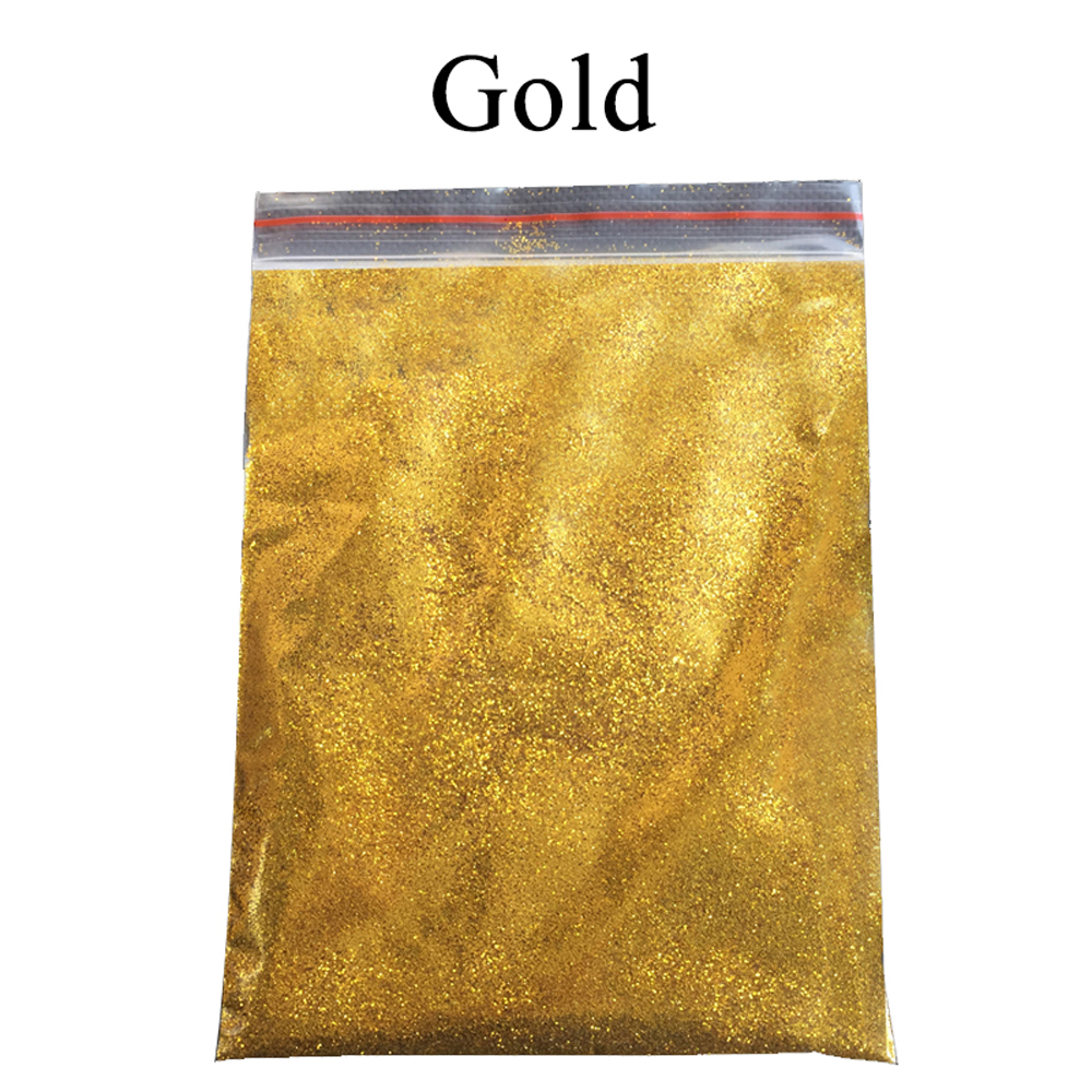 Nail Art Inspo - Gold Powder Glitter Pigment Powder Coating