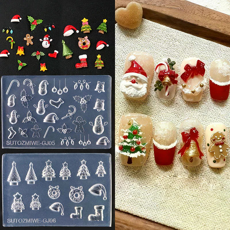 Nail Art For Men - 3D Silicone Nail Mold For DIY