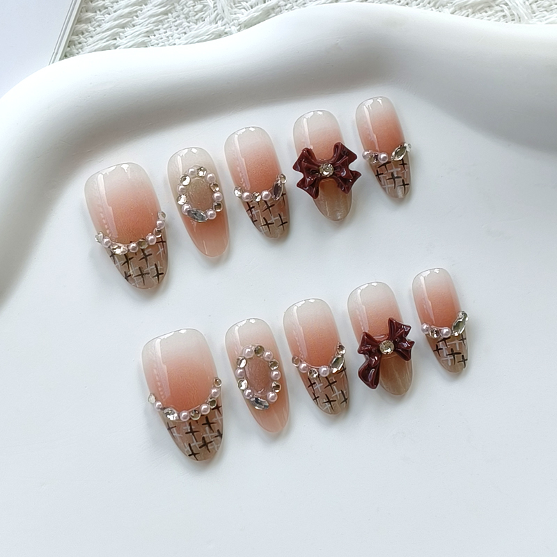 10 Pcs French Style Cute Diamo - đánh giá và giá Nail Art Elegan