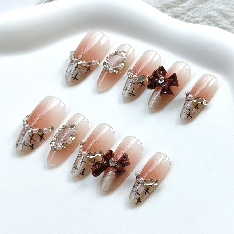 10 Pcs French Style Cute Diamo - đánh giá và giá Nail Art Elegan