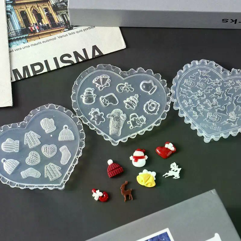 Christmas 3D Silicone Nail Mol - đánh giá và giá Nail Art For Men