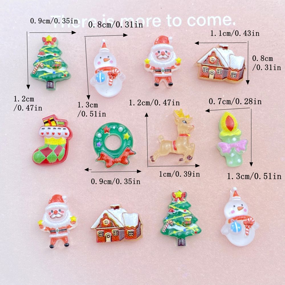50 cute Cartoon Christmas tree - đánh giá và giá Nail Art For Men