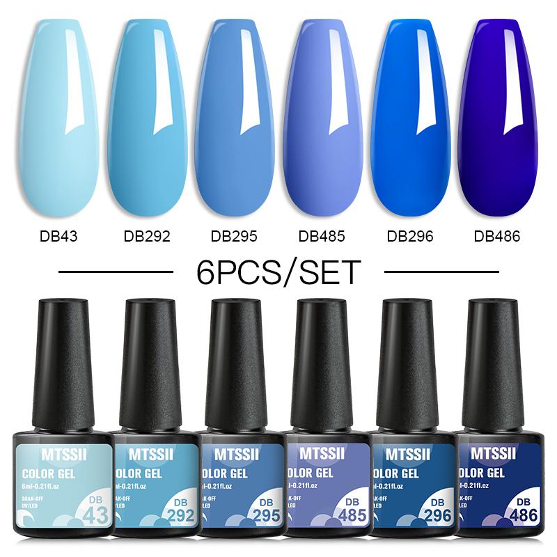 6Pcs/Set Glitter Purple Series - đánh giá và giá Nail Art Overlay