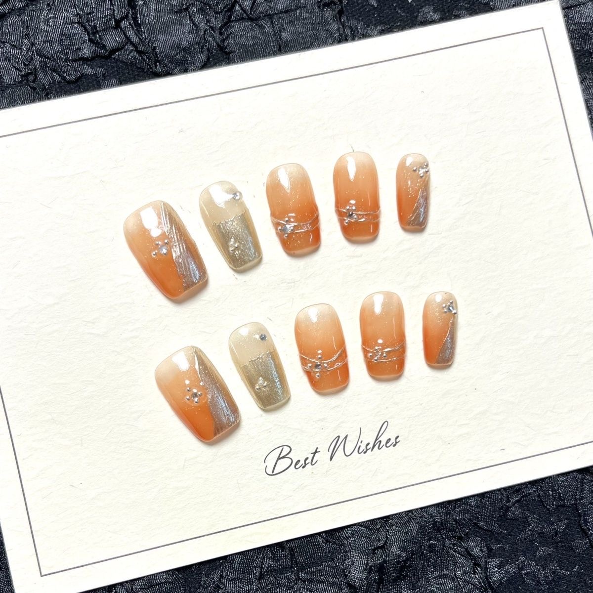 10pcs Handmade Wearable Short  - đánh giá và giá Nail Art Eye Cat