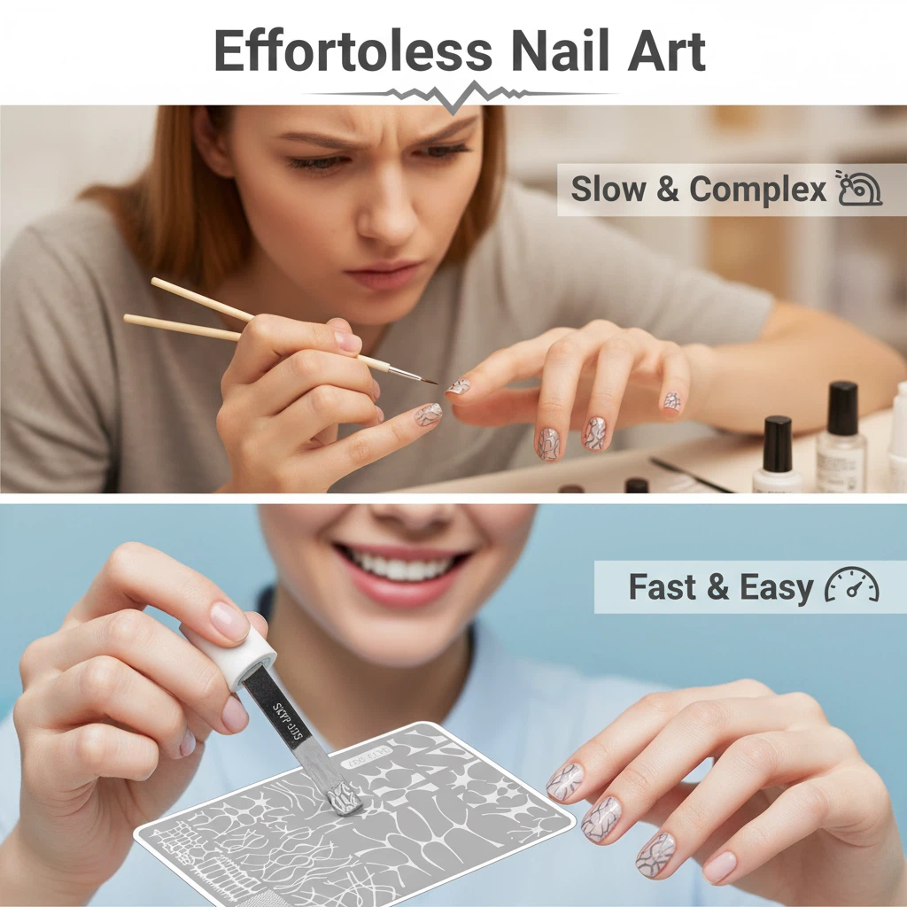 Nail Stamping Plates Gothic St - đánh giá và giá Nail Art Inspo