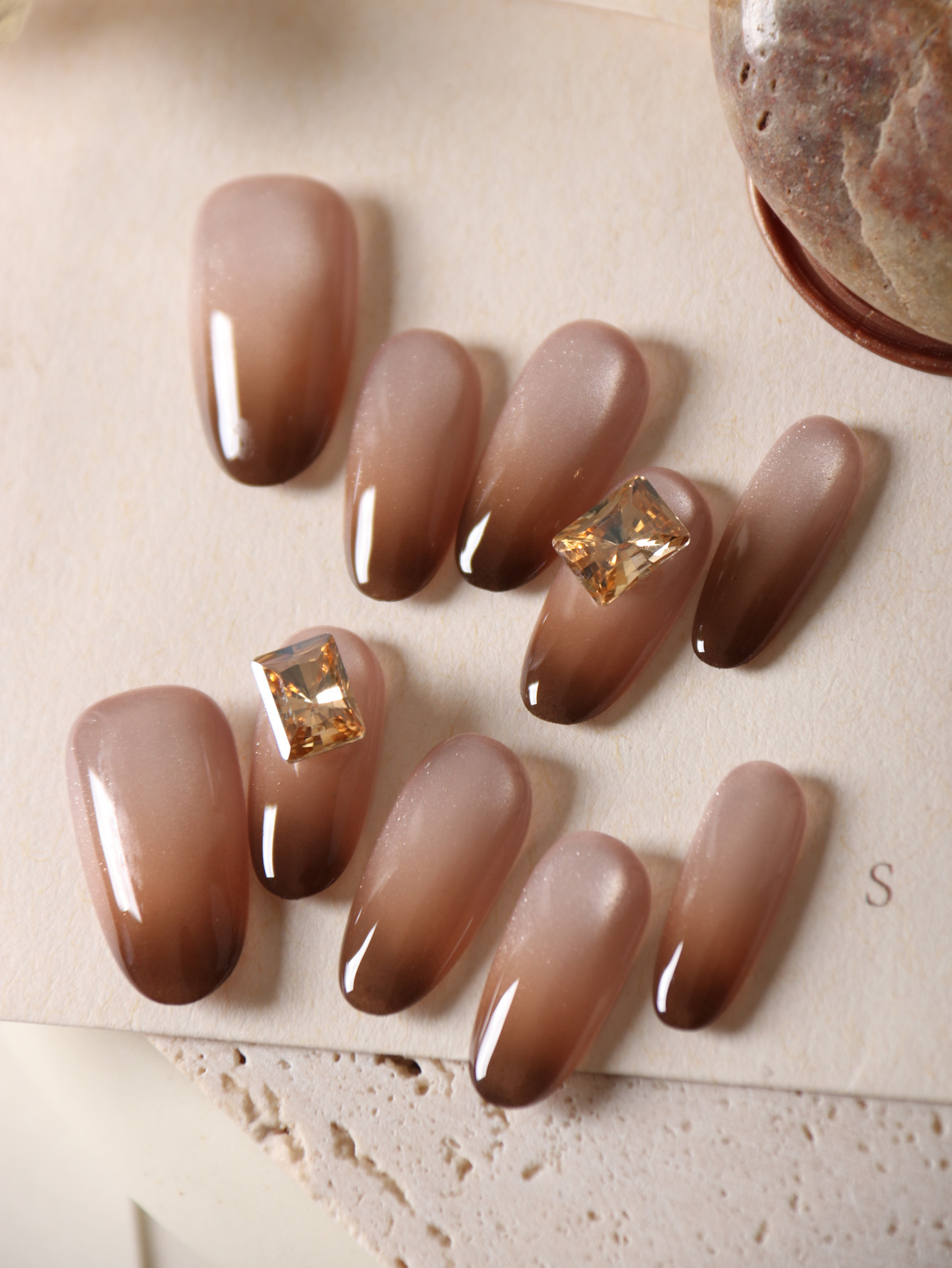 10Pcs Press on Nails Short Bro - đánh giá và giá Nail Adhesive Tab