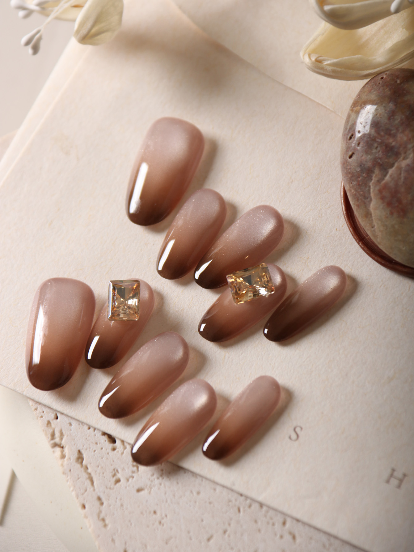 10Pcs Press on Nails Short Bro - đánh giá và giá Nail Adhesive Tab
