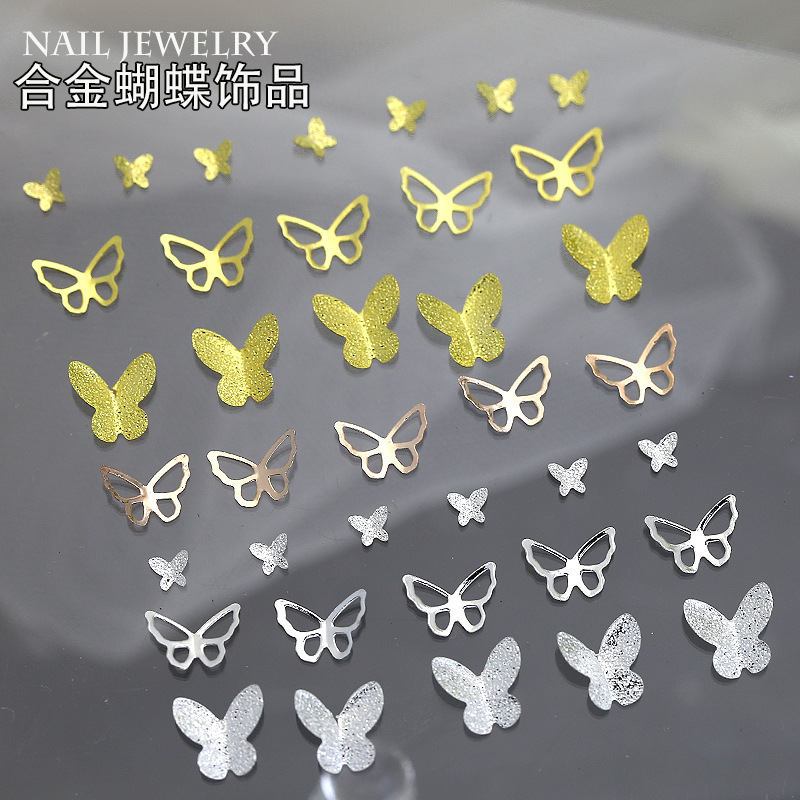 100PCS Glossy Metallic Mini Bu - đánh giá và giá Nail Art Rose Gold