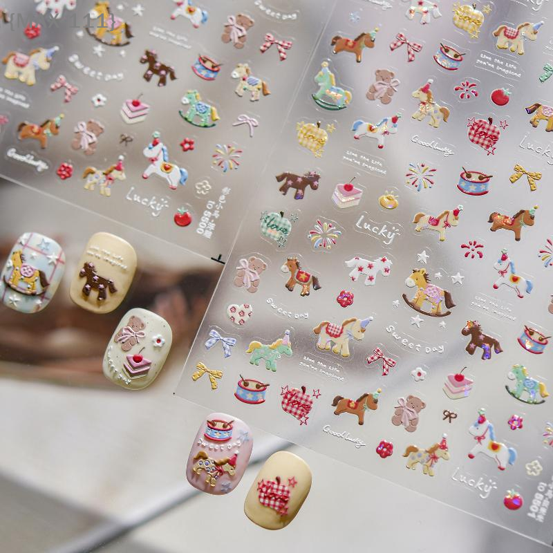 【F2-MAX111】Cartoon Colorful Po - đánh giá và giá Nail Art For Men