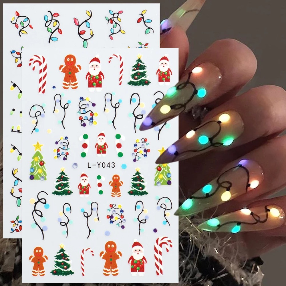 Luminous Lanterns Christmas Na - đánh giá và giá Nail Art For Men