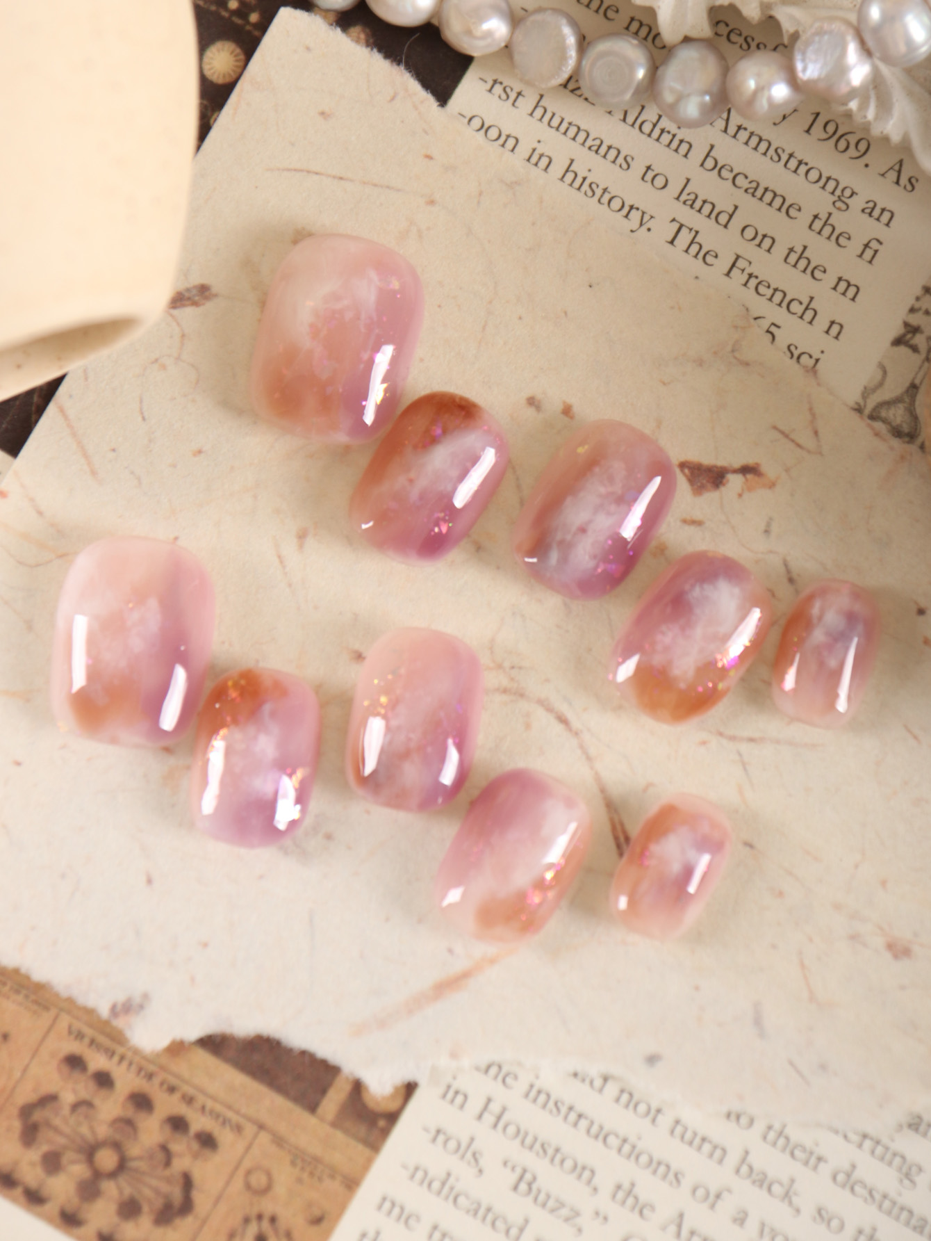 10Pcs Press on Nails Short Pin - đánh giá và giá Nail Adhesive Tab