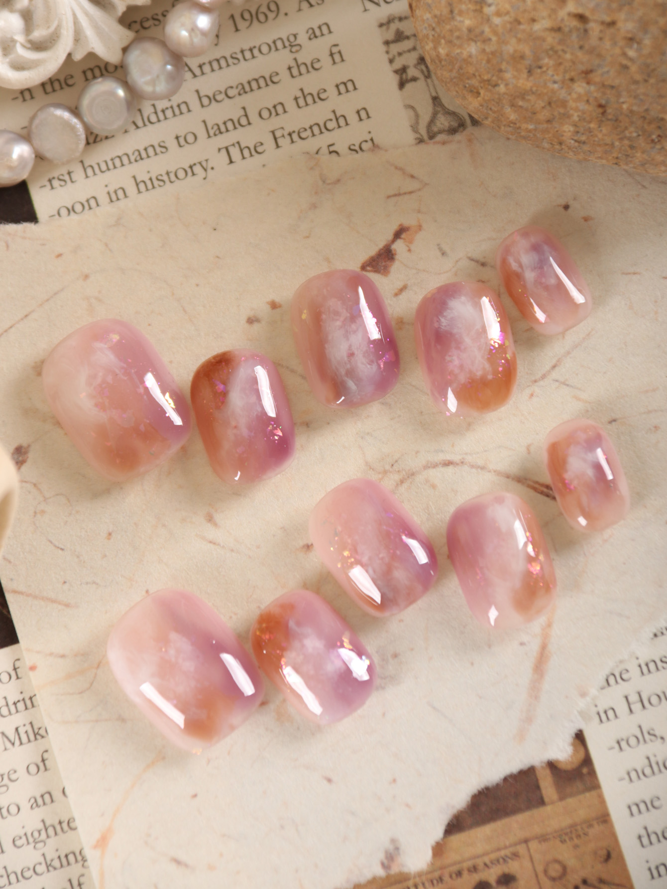 10Pcs Press on Nails Short Pin - đánh giá và giá Nail Adhesive Tab