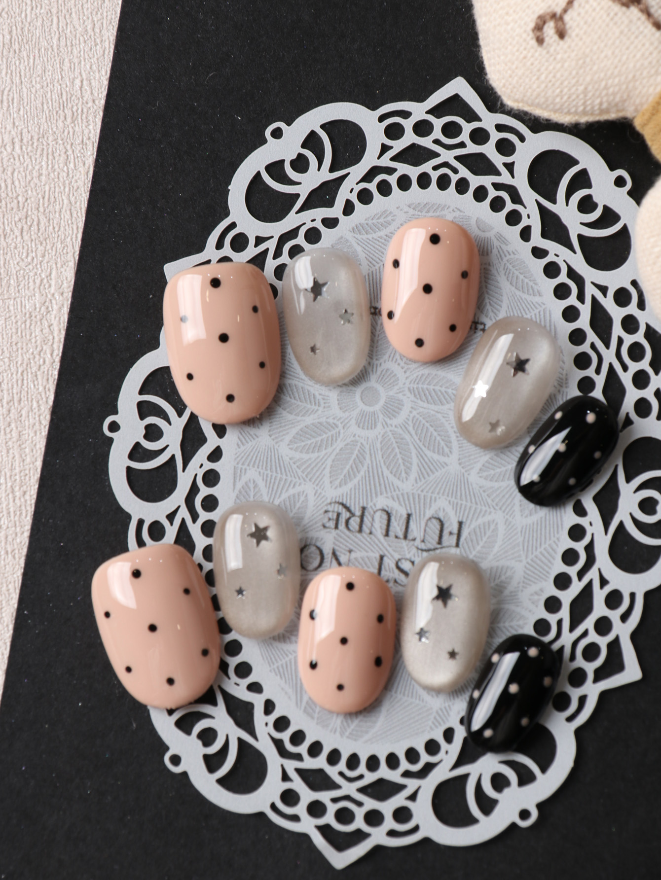10Pcs Press on Nails Short Ski - đánh giá và giá Nail Adhesive Tab