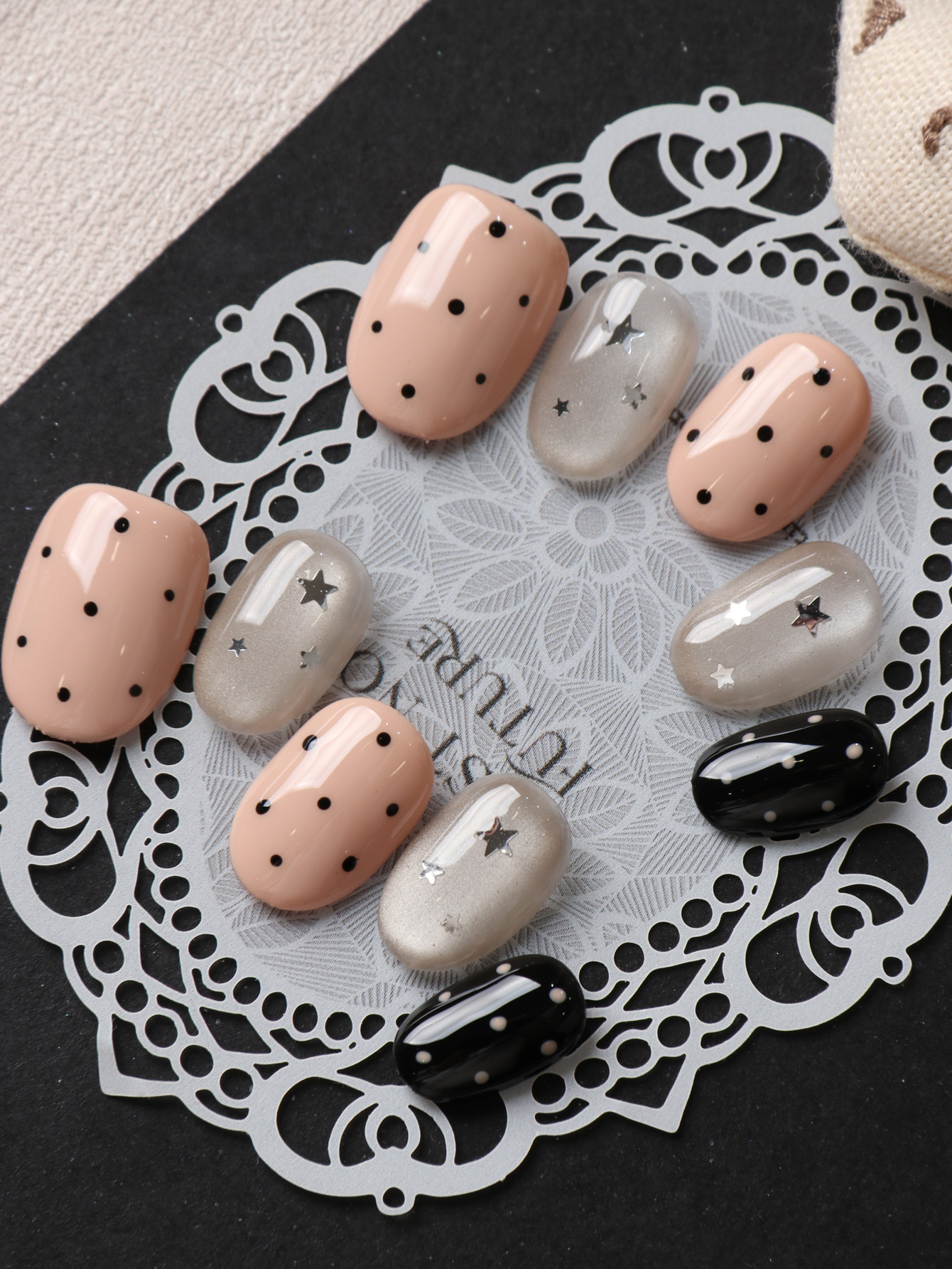 10Pcs Press on Nails Short Ski - đánh giá và giá Nail Adhesive Tab