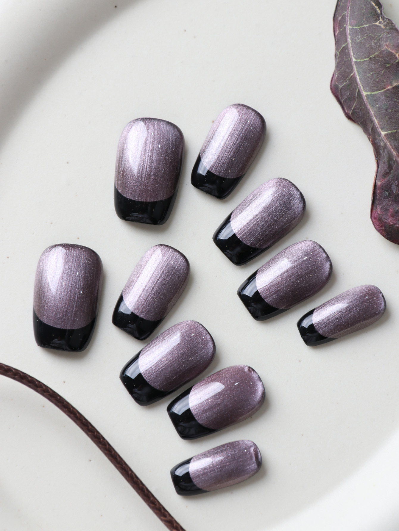 10Pcs Press on Nails Short Dus - đánh giá và giá Nail Adhesive Tab