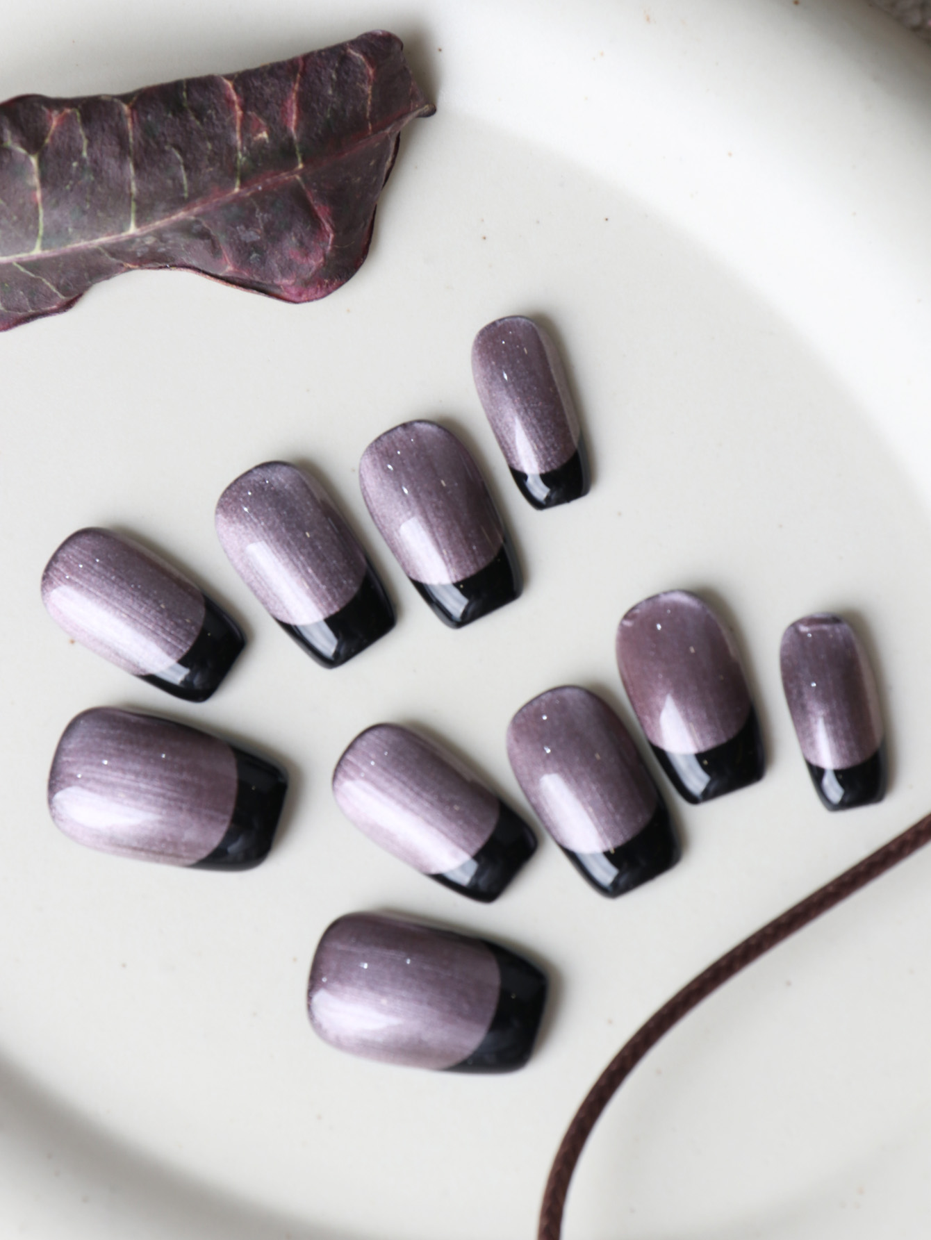 10Pcs Press on Nails Short Dus - đánh giá và giá Nail Adhesive Tab
