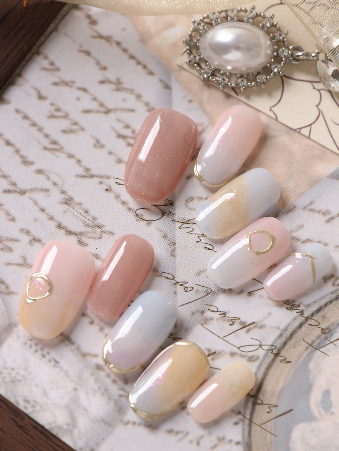 10Pcs Press on Nails Short Pin - đánh giá và giá Nail Adhesive Tab