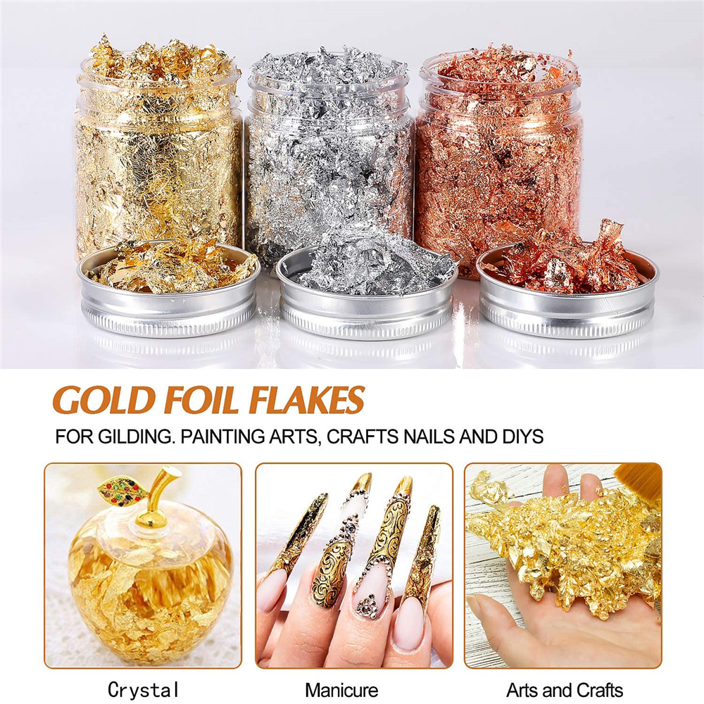 Imitation Rose Gold Silver Cop - đánh giá và giá Nail Art Rose Gold