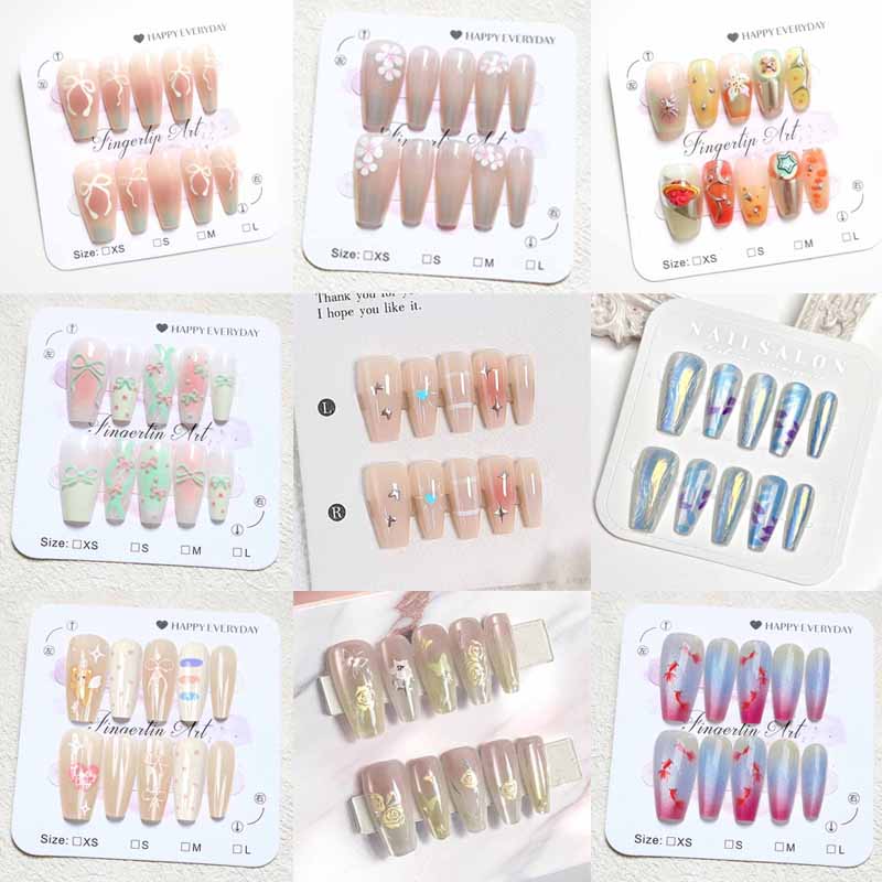 10 Pcs Women French Style High - đánh giá và giá Nail Art Eye Cat