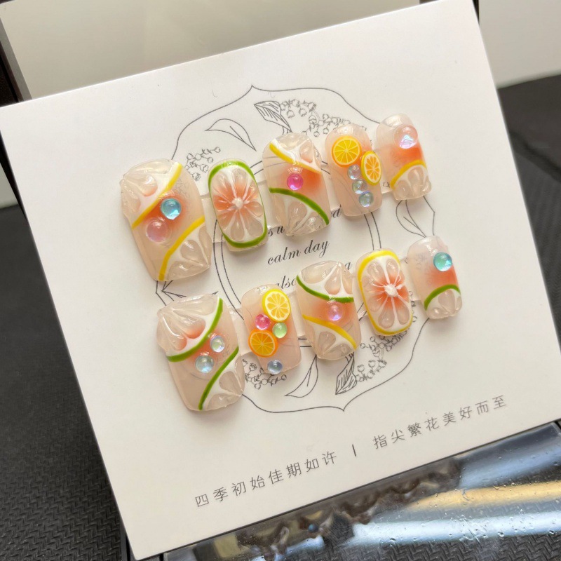 10 pcs Luxury Handmade Press o - đánh giá và giá Nail Adhesive Tab