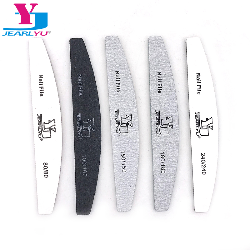 2/5pcs/lot Moon Nail File Mix  - đánh giá và giá Nail Art Maroon