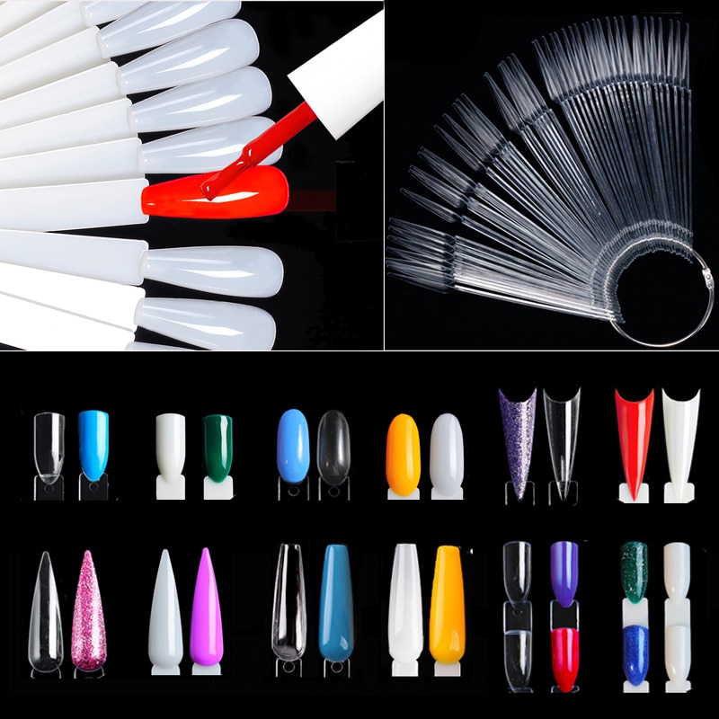 Nail Display Sticks Clear Natu - đánh giá và giá Nail Art Overlay