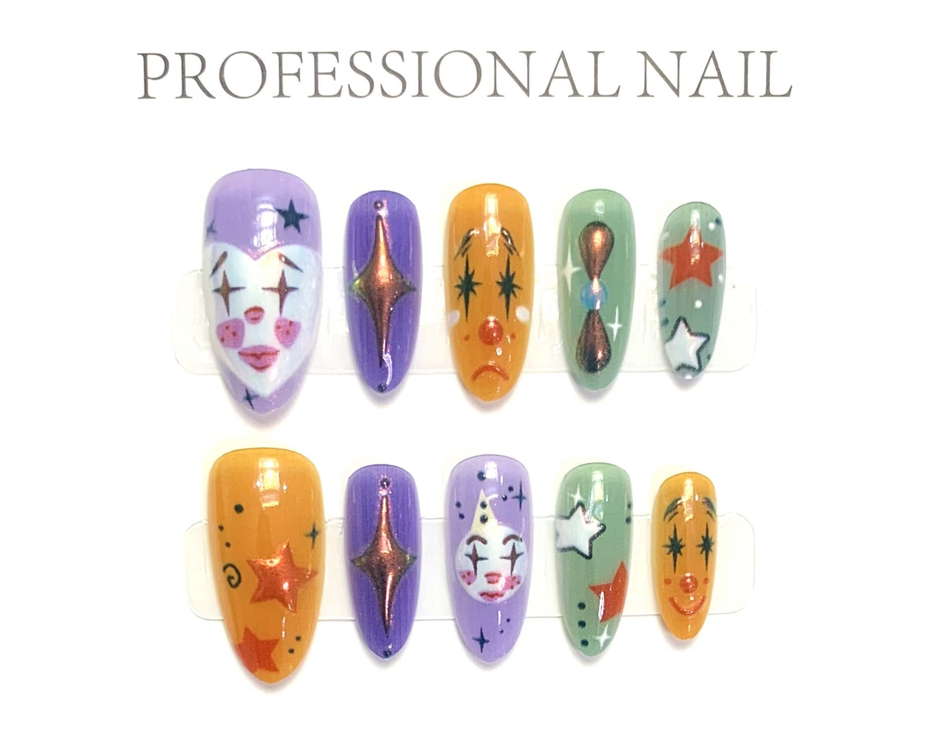 10PCS Luxury Almond Shaped Pre - đánh giá và giá Nail Adhesive Tab