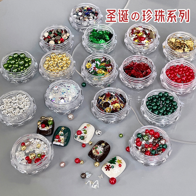 YZ Resin Christmas Series Nail - đánh giá và giá Nail Art For Men