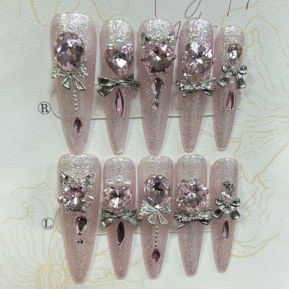 Luxury Pink Cat Eye Glitter St - đánh giá và giá Nail Art Eye Cat