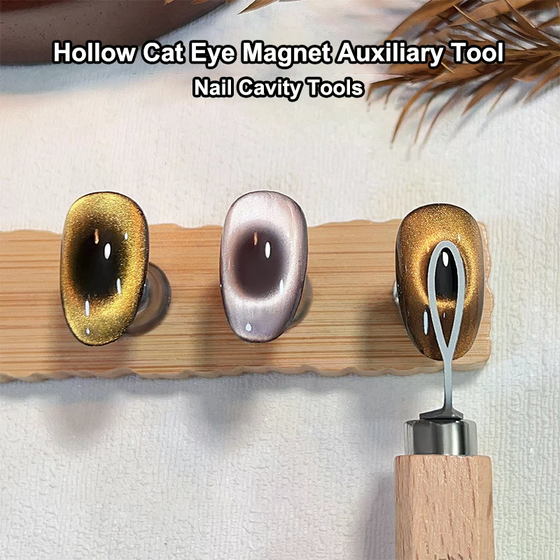 Hollow Shaped Cat Eye Magnet M - đánh giá và giá Nail Art Rose Gold