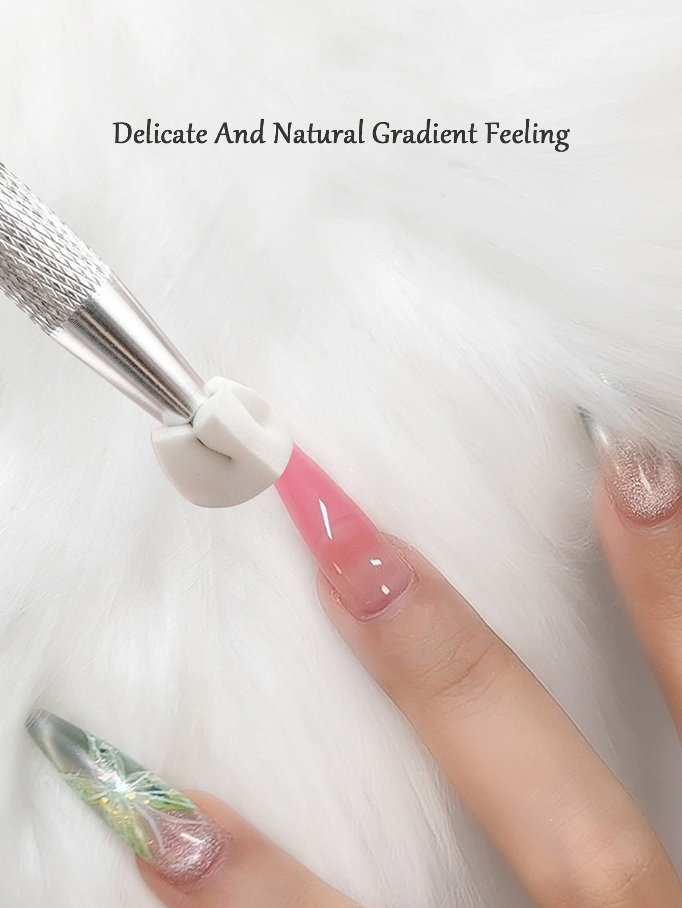 50/100PCS Mini White Makeup Sp - đánh giá và giá Nail Art Inspo