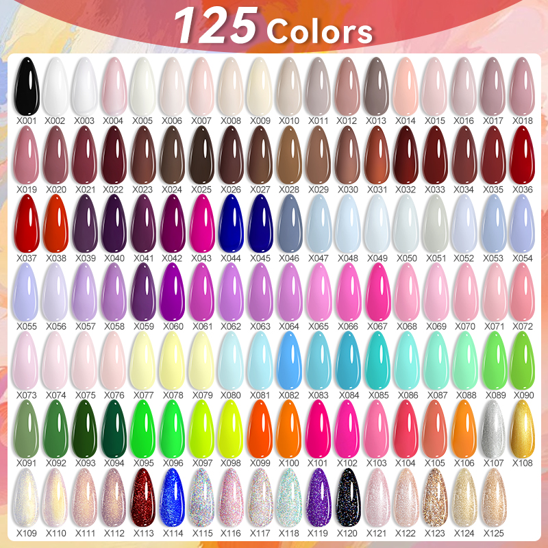 LILYCUTE 10PCS/Set 7ml Gel Nai - đánh giá và giá Nail Art Rose Gold
