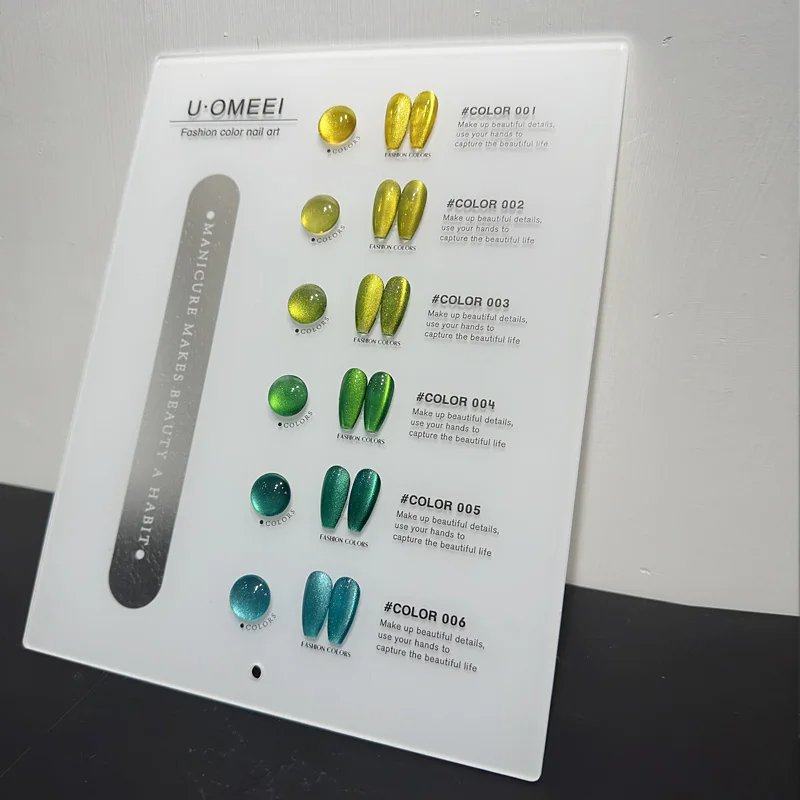 U·OMEEI 12 Colors 6 Colors Mis - đánh giá và giá Nail Art Eye Cat