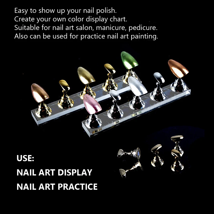 5Pcs Nail Art Practice Display - đánh giá và giá Nail Art Overlay