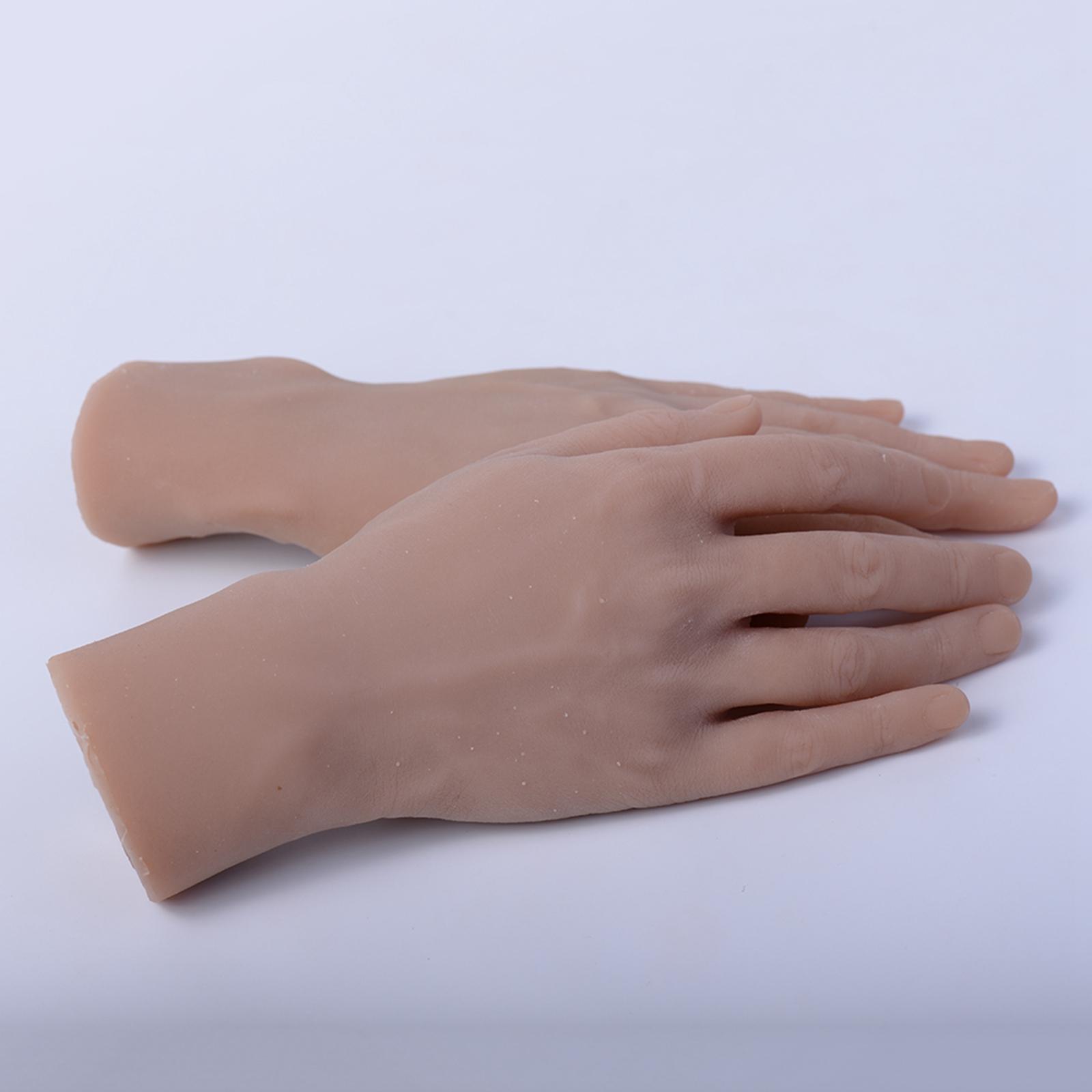 Realistic Fake Hands for Men S - đánh giá và giá Nail Art For Men