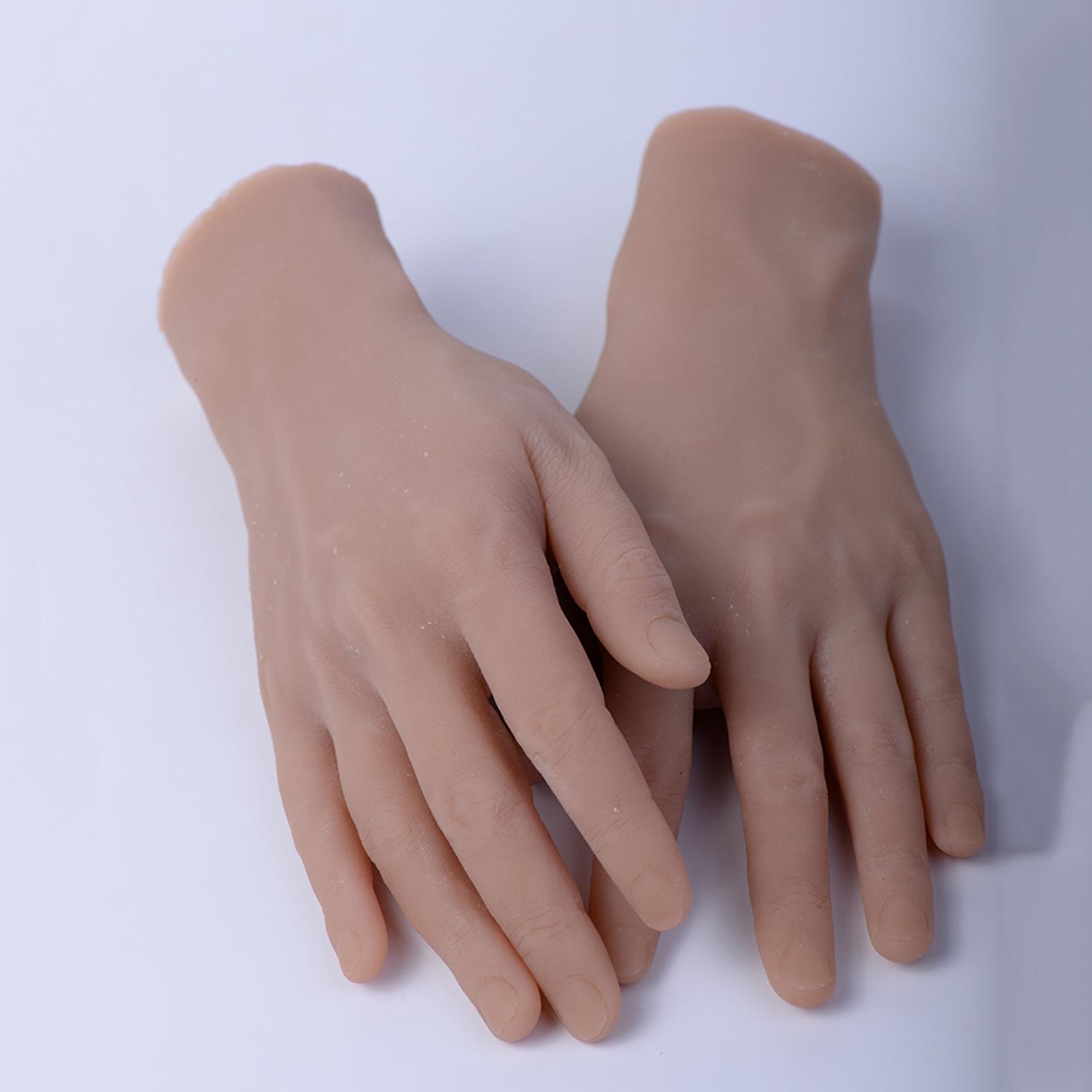Realistic Fake Hands for Men S - đánh giá và giá Nail Art For Men