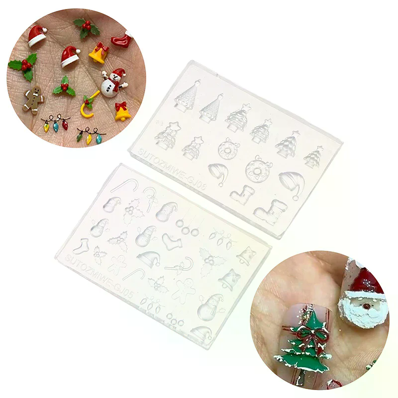 3D Silicone Nail Mold For DIY  - đánh giá và giá Nail Art For Men