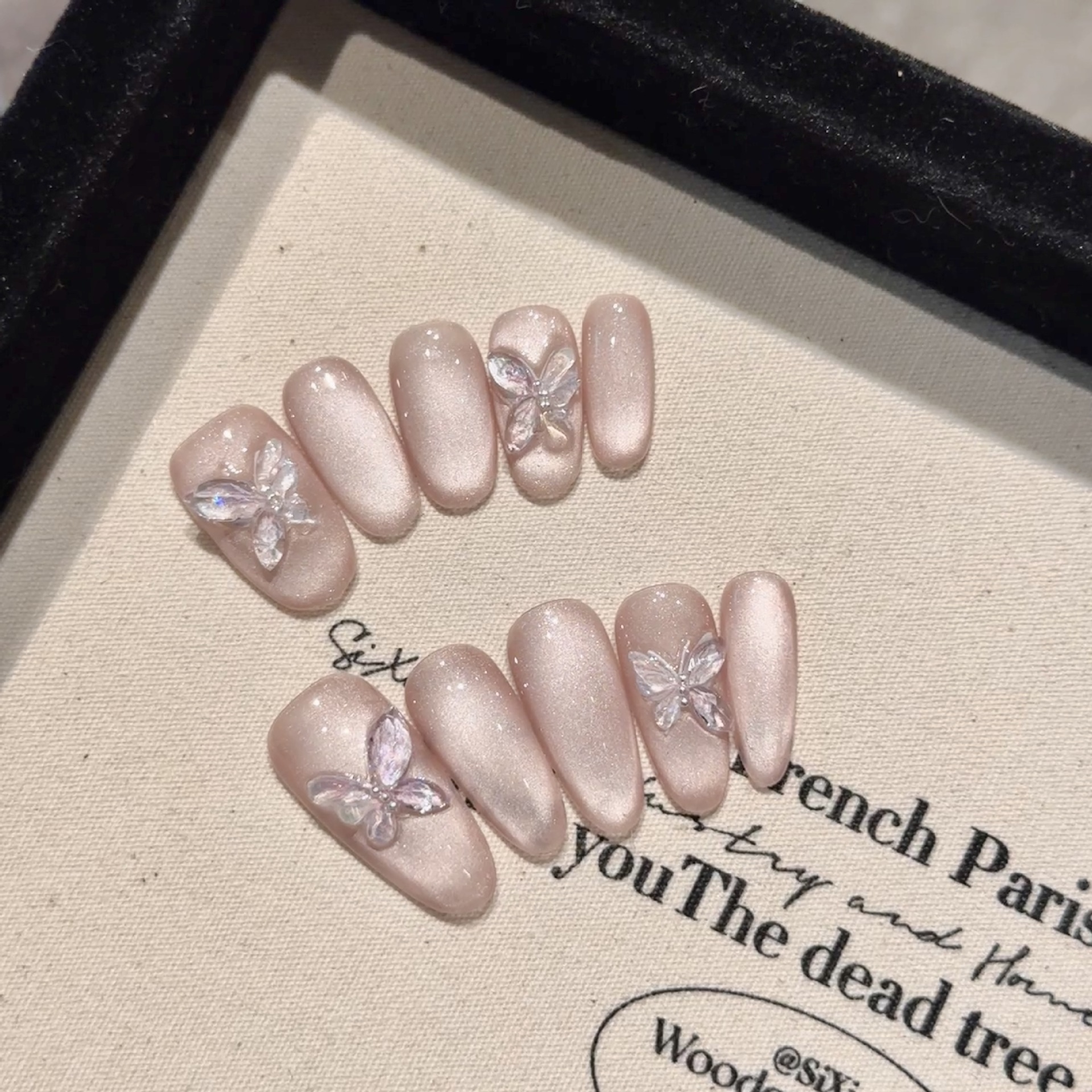 Handmade Press on Nails Sweet  - đánh giá và giá Nail Art Eye Cat