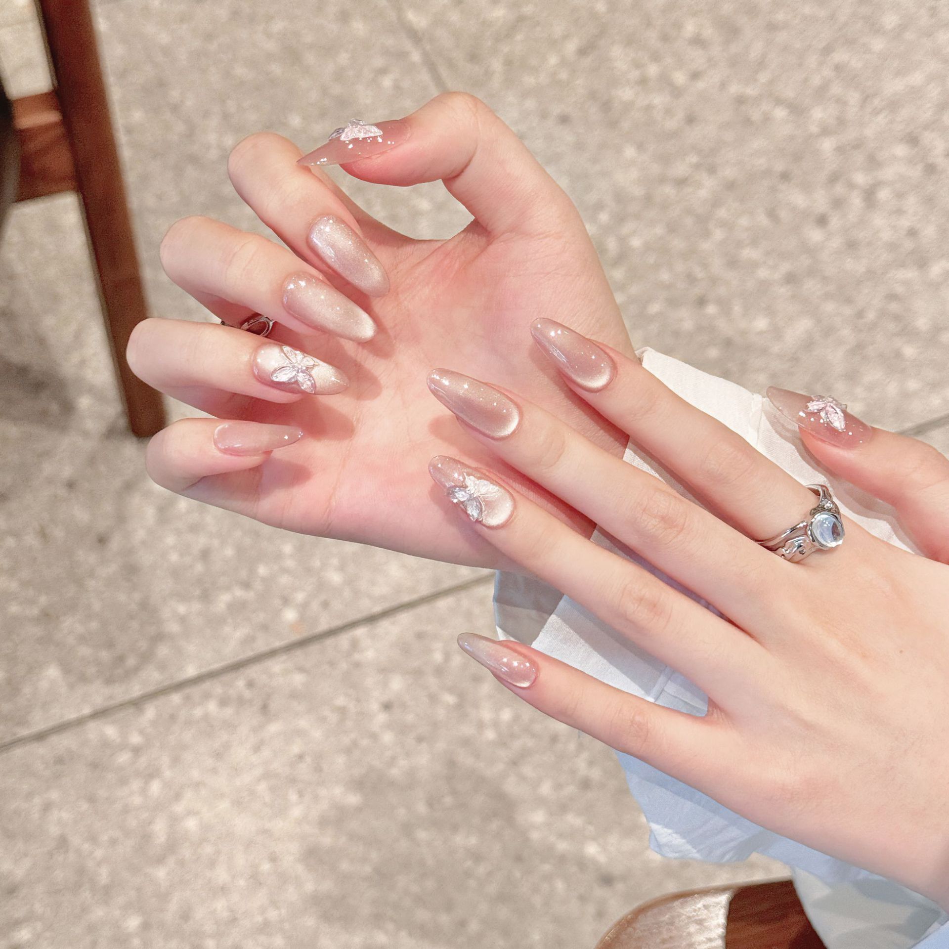 Handmade Press on Nails Sweet  - đánh giá và giá Nail Art Eye Cat
