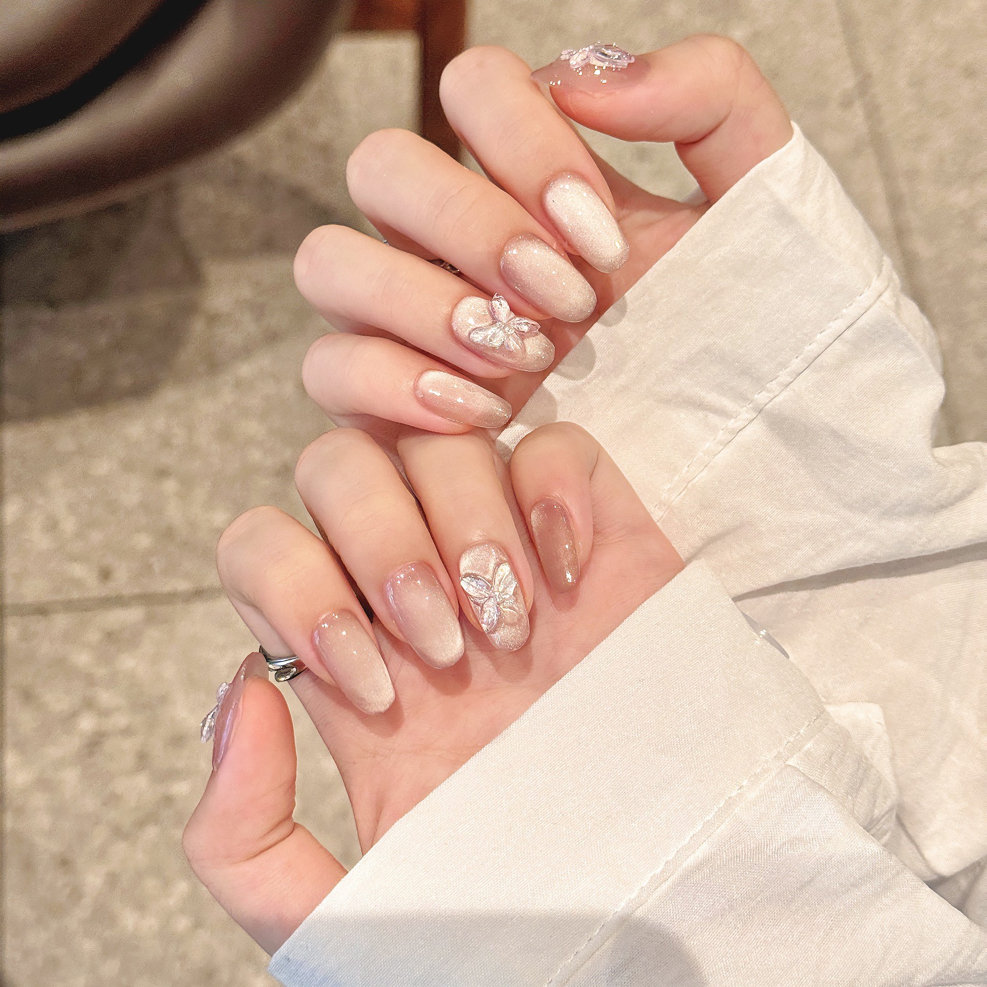 Handmade Press on Nails Sweet  - đánh giá và giá Nail Art Eye Cat