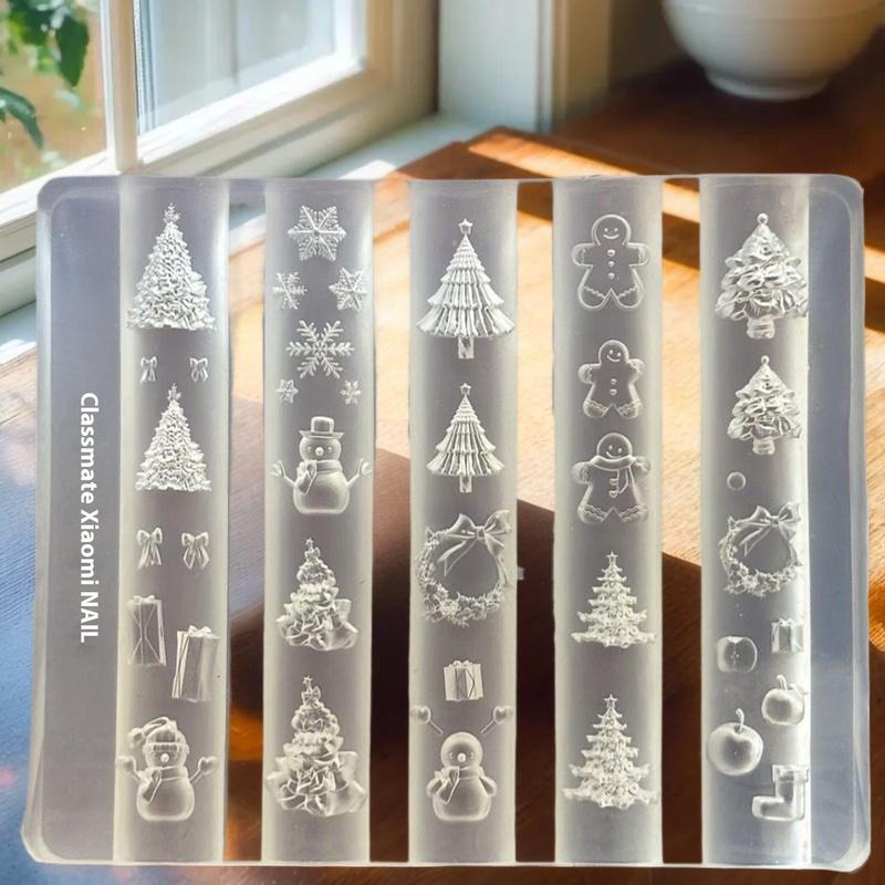 3D Silicone Nail Mold Snowman  - đánh giá và giá Nail Art For Men