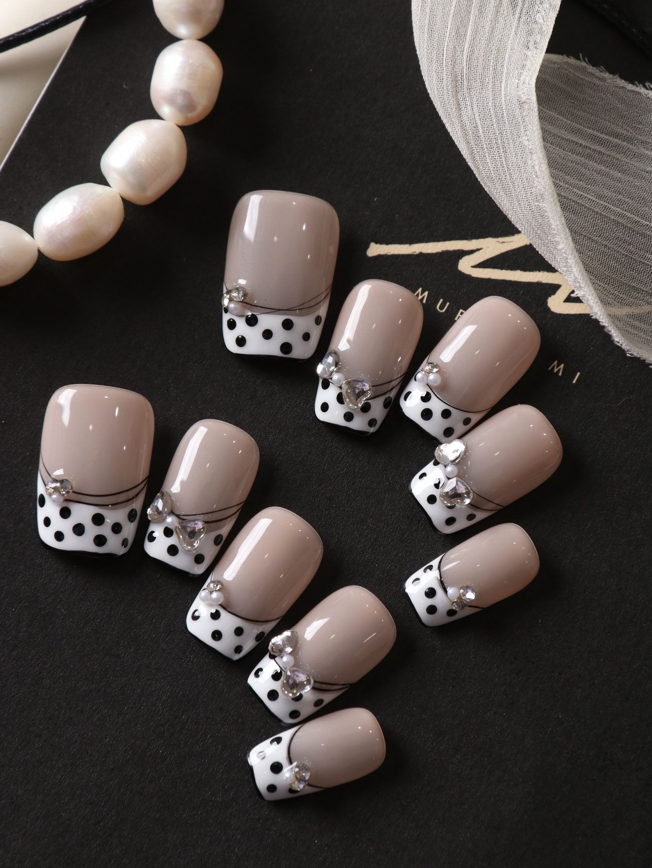 10Pcs Press on Nails Short Whi - đánh giá và giá Nail Adhesive Tab