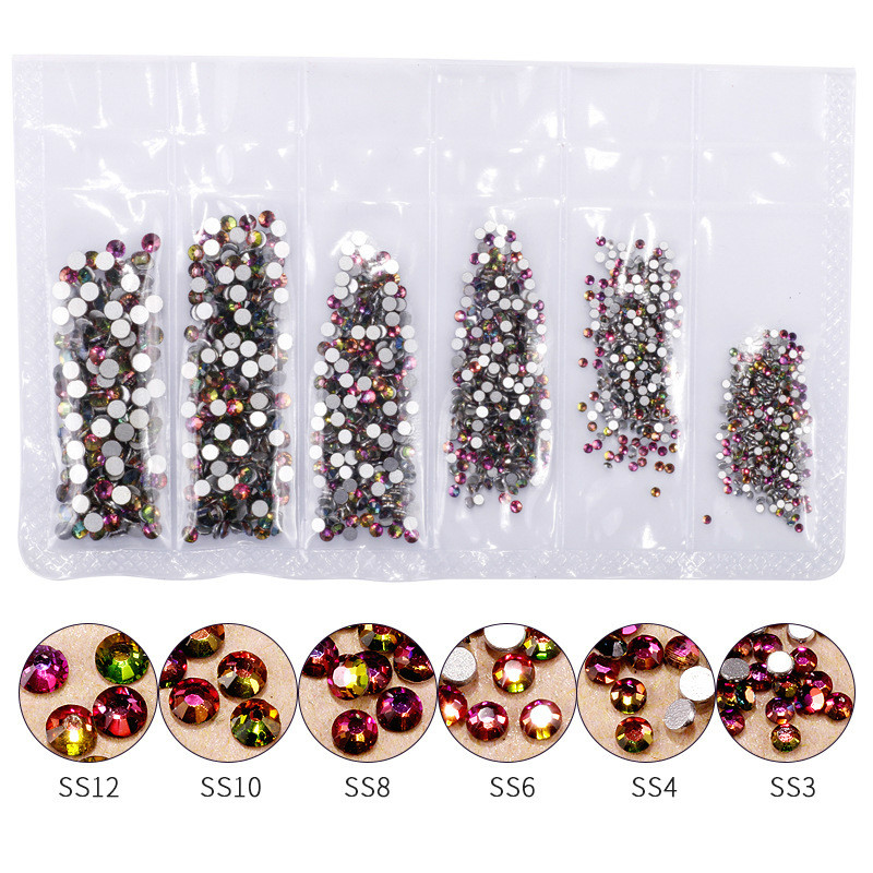 1440pcs Rose Gold Shiny Rhines - đánh giá và giá Nail Art Rose Gold