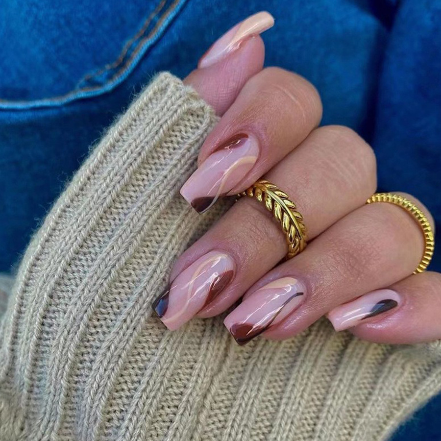 Short Medium fake nails for wo - đánh giá và giá Nail Art Overlay