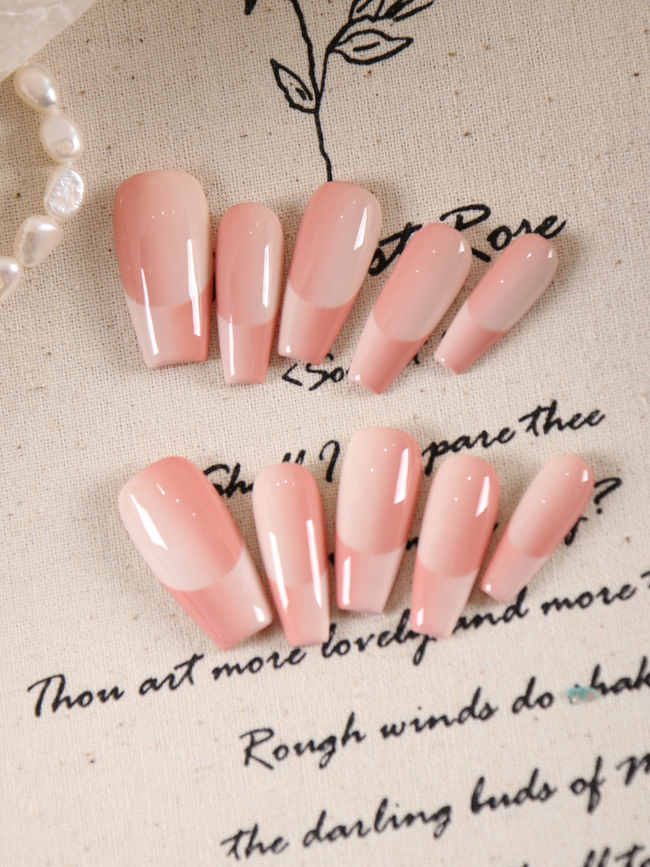 10Pcs Press on Nails Short Fre - đánh giá và giá Nail Adhesive Tab