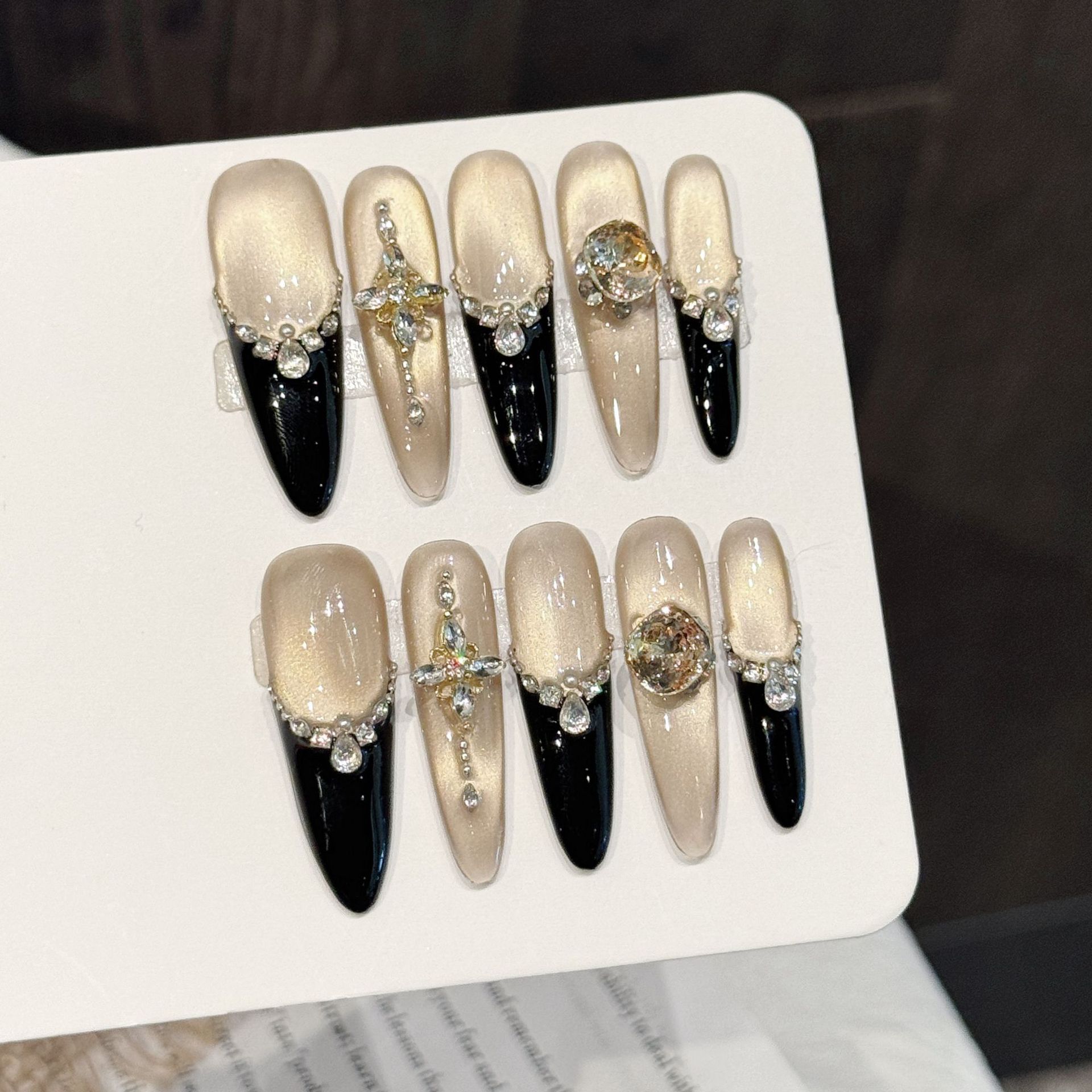 10 PCS Luxury Handmade Press o - đánh giá và giá Nail Adhesive Tab
