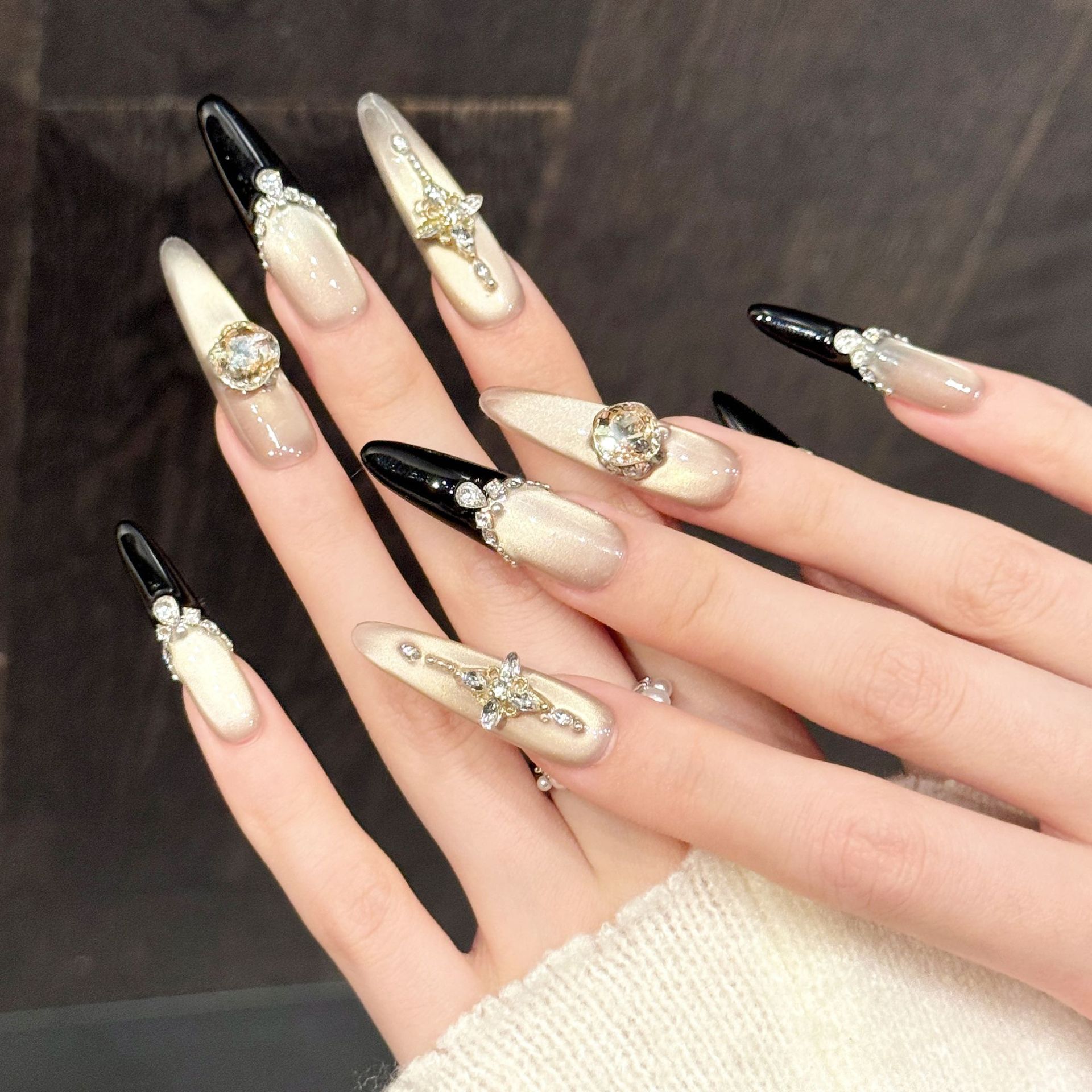 10 PCS Luxury Handmade Press o - đánh giá và giá Nail Adhesive Tab