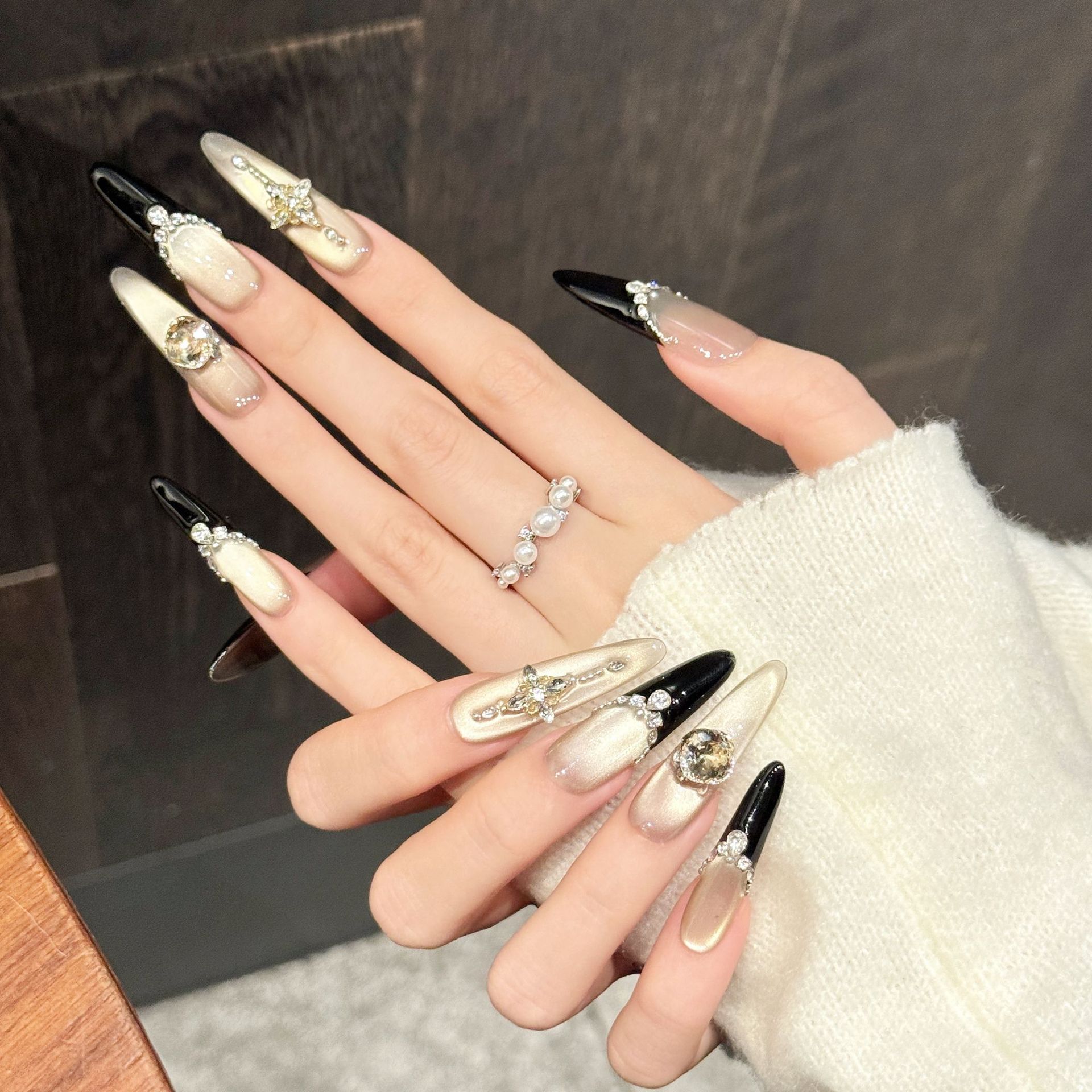 10 PCS Luxury Handmade Press o - đánh giá và giá Nail Adhesive Tab