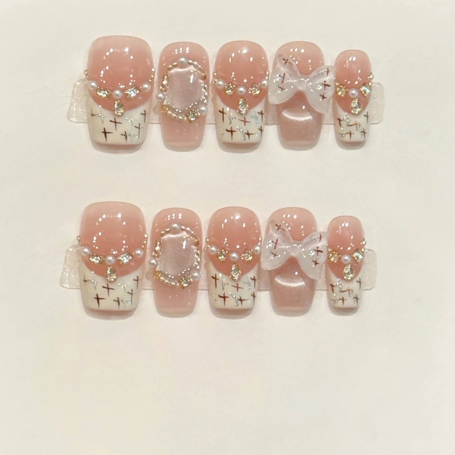 10pcs Sweet Style Press on Nai - đánh giá và giá Nail Art Eye Cat
